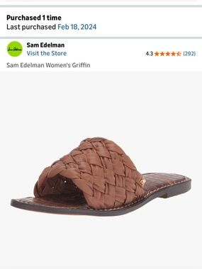 Sam Edelman Braided Slide Mule in Brown